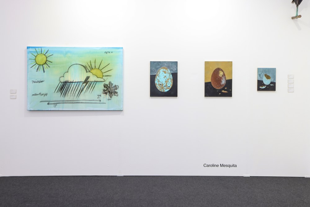 Vue du stand B12, Luxembourg Art Week, Luxembourg, 2025