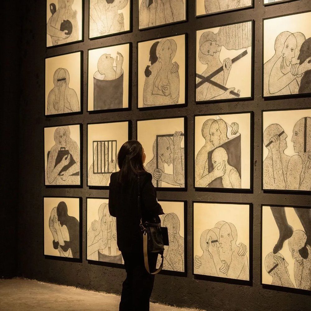 Mahi Binebine — Installation view