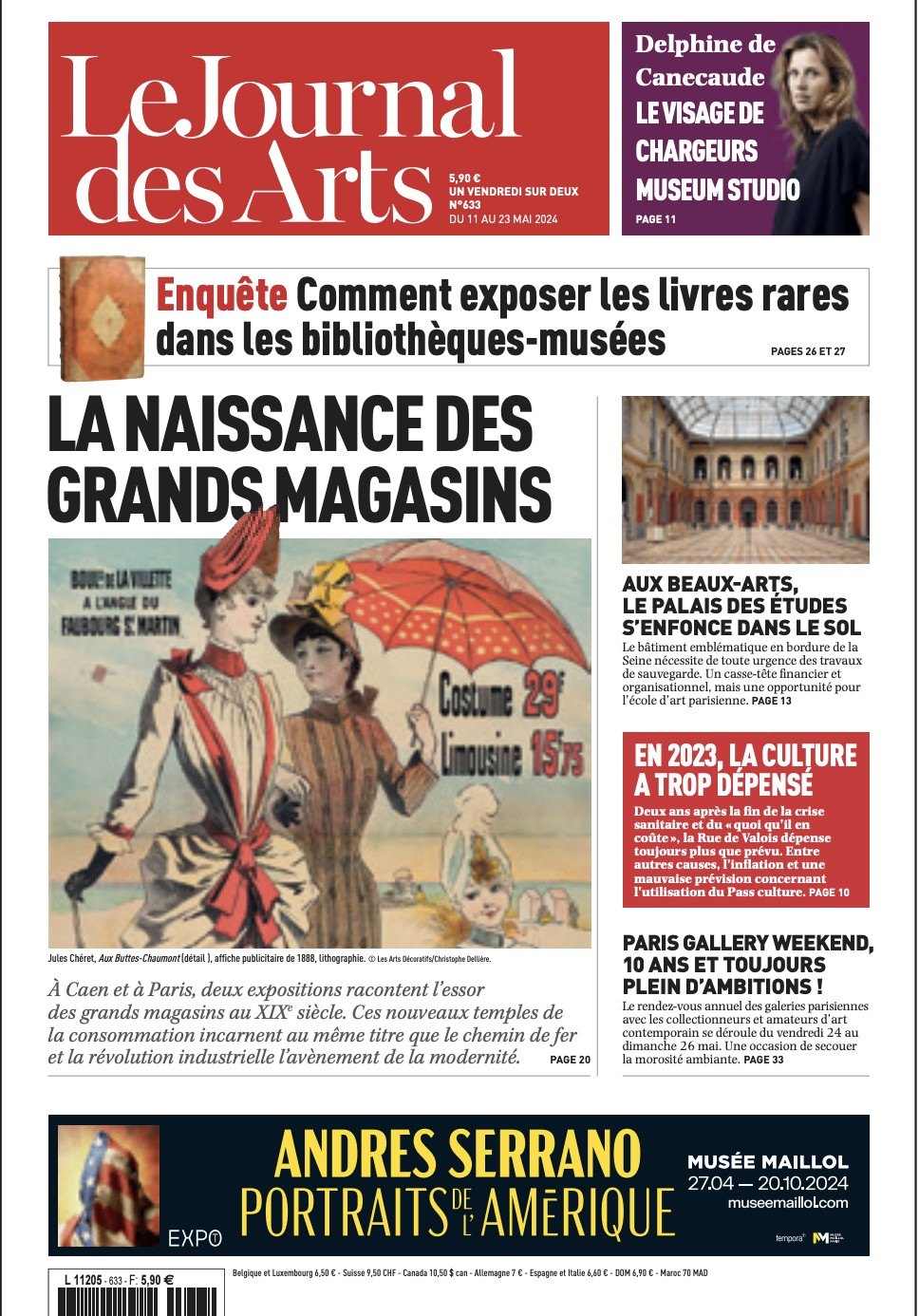 Le Journal des Arts — Ouverture de la galerie Nathan Chiche