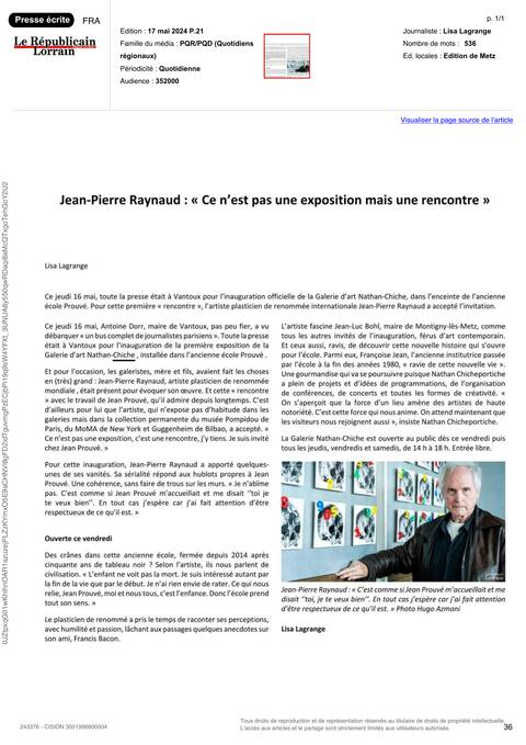 Le Républicain Lorrain, Page 1 of 1