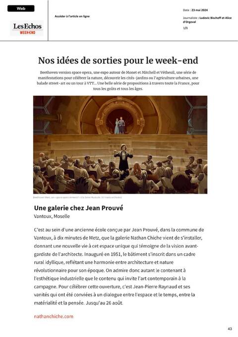 Les Échos Week-End, Page 1 of 1