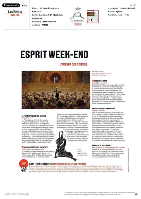 Les Échos Week-End, Page 1 of 1